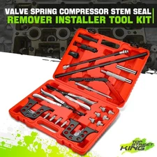 23PCS Steel Valve Spring Compressor Stem Seal OHV OHC Installer Remover Tool Set