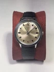 Vintage 70’s Timex Marlin Mechanical 34mm Silver Dial Mens Watch Parts/Repair
