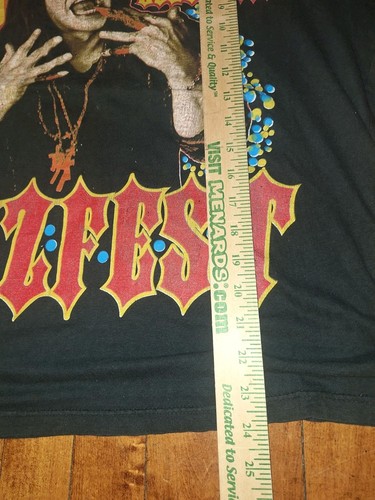 RARA camicia concerto vintage Ozzy Osbourne Ozzfest 98 tour Black Sabbath Tool - Foto 6 di 7