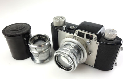 AKA Akarette Schneider Xenon 5cm f2 Tele Xenar 75mm f3,8 #804 jt038