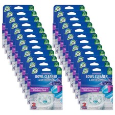 24x 2pc Air Fusion Toilet Bowl Cleaner & Air Freshener Odour Eliminator Lavender