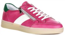 Remonte Soft Zipper Lace Up Womens Sneakers In Pink UK 4 - 8