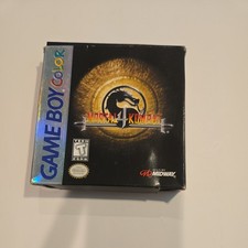 Mortal Kombat 4 Gameboy Color Box, Manual and Game