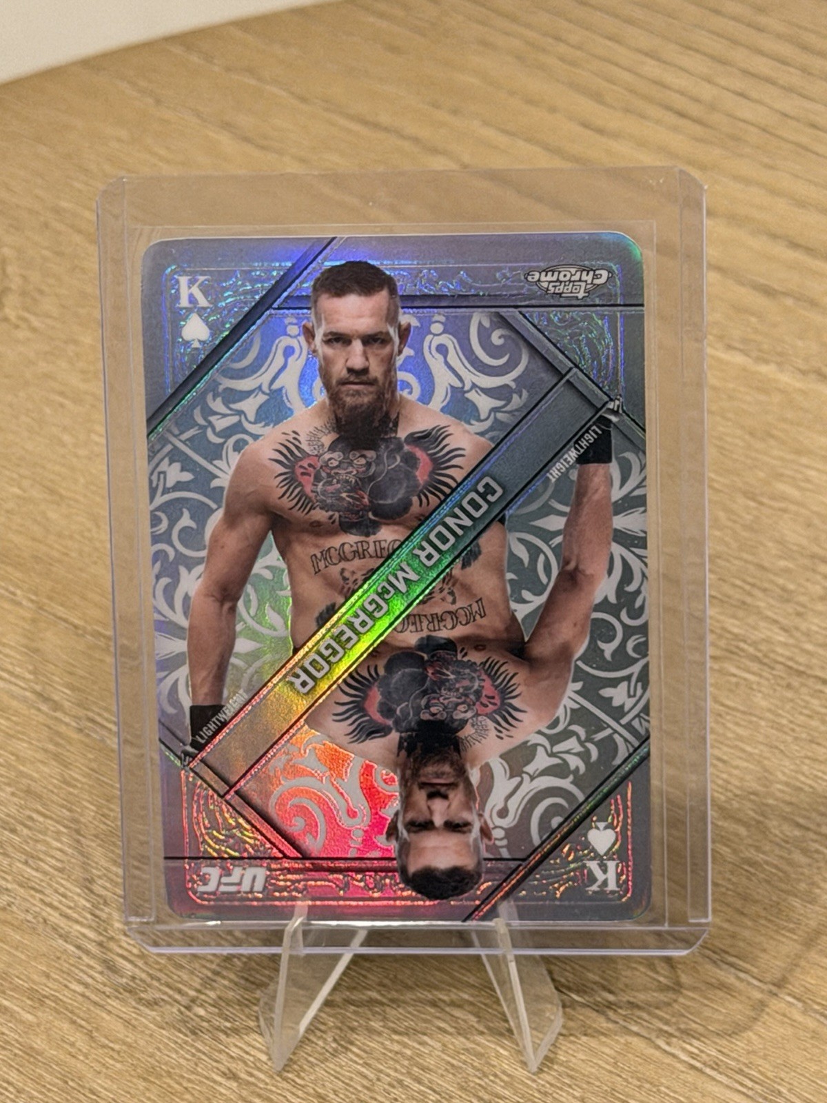 2026 Topps Chrome UFC Conor McGregor #KQ-11 Kings and Queens King Case Hit SSP