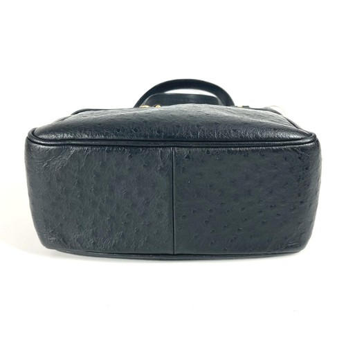 VERSACE vintage Sunburst Bag Shoulder Bag Tote Bag Shoulder Bag Leather Black - Picture 5 of 17