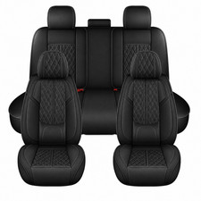 Car 5-seat Covers Front Rear Cushion For Jeep Compass 2018-2025 Faux Leather