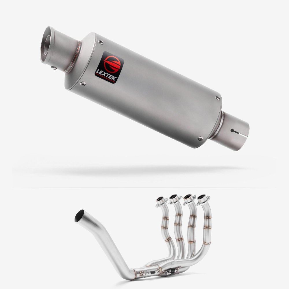 Lextek   GP1 Stubby Exhaust System 240mm for Yamaha YZF R6 (99-02)