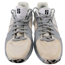 Aaron Boone Yankees Autographed 2025 Game Used White Nike Sabrina Shoes CX Auth