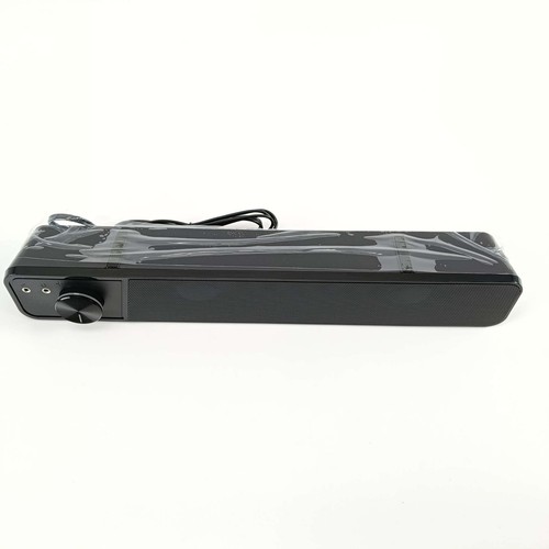 SpeedLink BRIO 2.0 Stereo Soundbar, Schwarz, 6W B-WARE - Bild 4 von 6