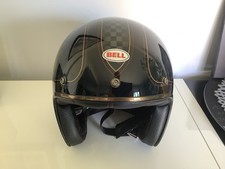 Bell Custom 500 Open Face Helmet Roland Sands Design Edition Gloss Black