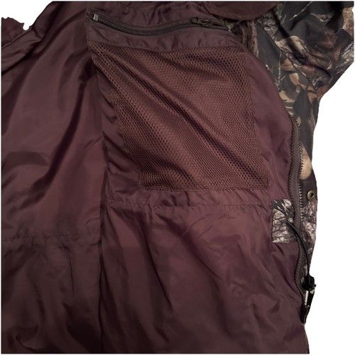Cabelas 2-in-1 Hunting Jacket Mens Large Camo Mossy Oak Break Up - Picture 5 of 8