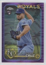 2024 Topps Chrome Purple Sonar Refractor 105/275 Steven Cruz #187 1d4m