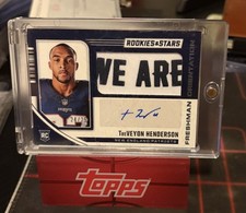 2025 Rookie & Stars TreVeyon Henderson Freshman Orientation RPA /25 WE ARE Patch