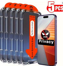 Privacy Screen Protector Anti Spy Tempered Glass,All iPhone,18,17,16,15 pro Max