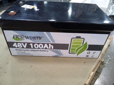 48V 100Ah Lithium LiFePO4 Battery 200A BMS 5120Wh Golf Cart Solar Off-Grid