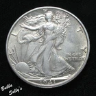 Photo of a 1941-D Walking Liberty Half Dollar from an eBay listing that sold on Jul 19, 2026