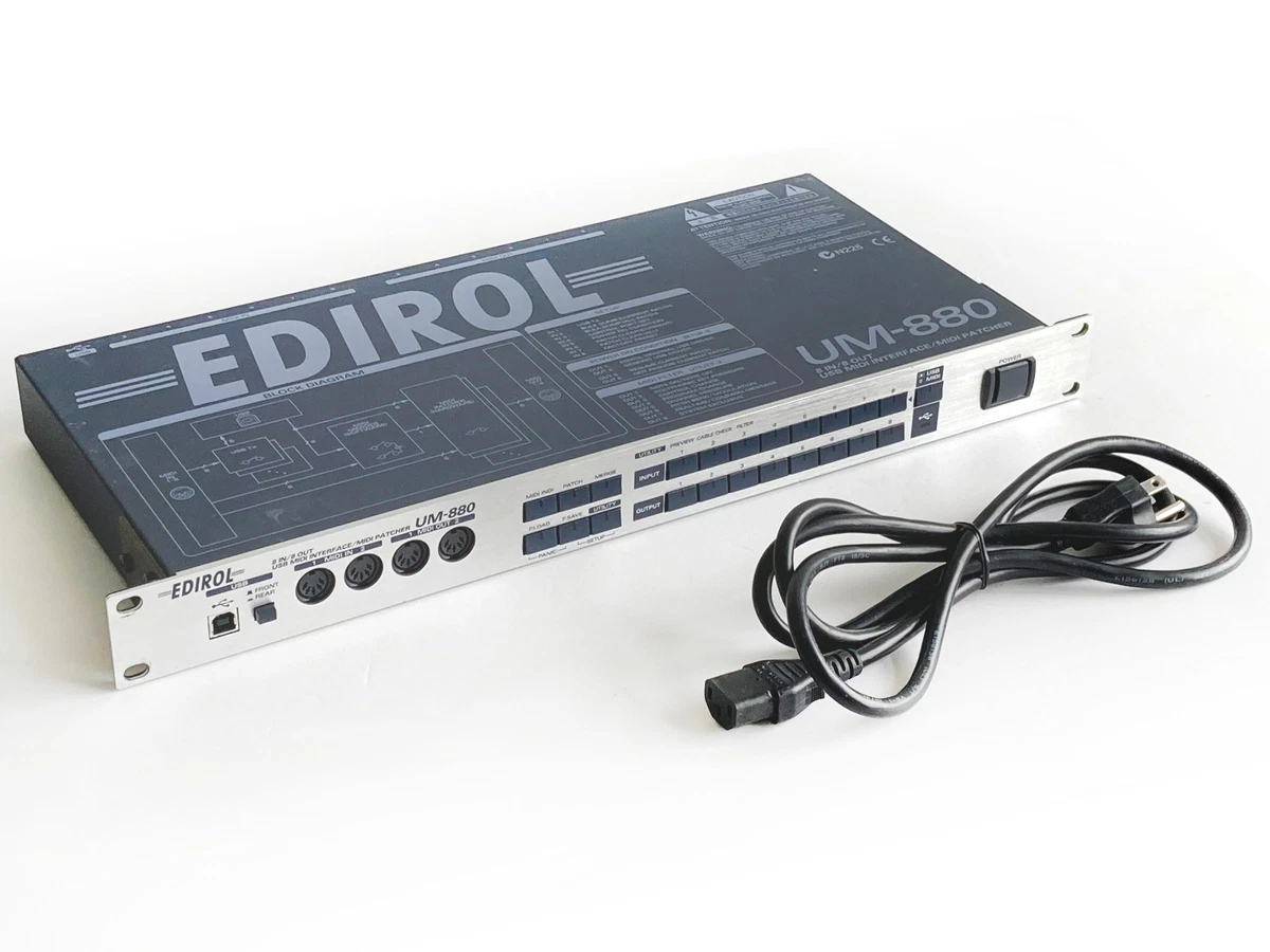 EDIROL UM880 MIDI インターフェース 音響機材 ジャンク T10923306 UM