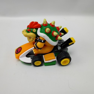 #ad Mario Kart Bowser Super Mario Kart Mini Pull Back Car Toy $7.99