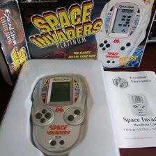 Vintage Space Invaders Platinum Handheld Vintage Electronic Game 2000s NEW