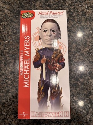 Halloween 2 Michael Myers on Fire Head Knockers figure NECA 06735