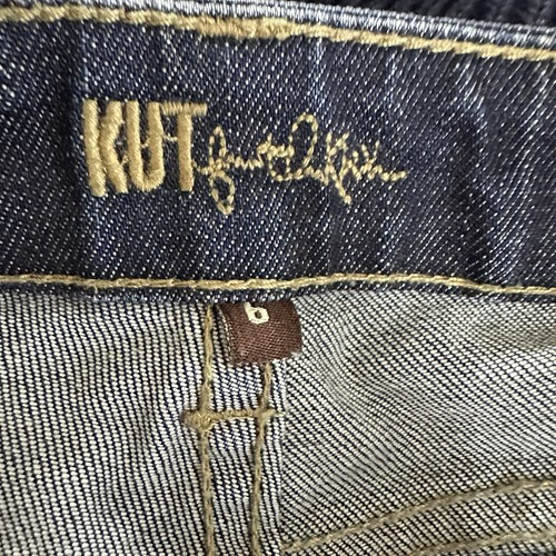 Kut From The Kloth Bermuda Jean Shorts Womens 6 Blue Dark Wash Denim Casual - Picture 9 of 11