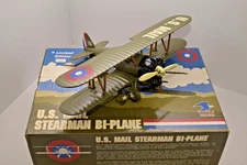 LIBERTY CLASSICS US MAIL STEARMAN BI PLANE Airplane Diecast Bank by Spec Cast
