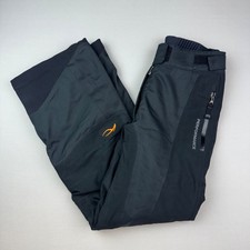 Kjus Performance Formula Snow Pants Small Black Schoeller Insulated Adjustable