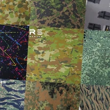 500D Nylon Tactical Fabric German Spotted Australia/ Tiger Stripes Camo MCAP EMR