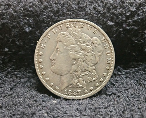 1887 Morgan Silver Dollar Ungraded (BB) - Picture 2 of 3
