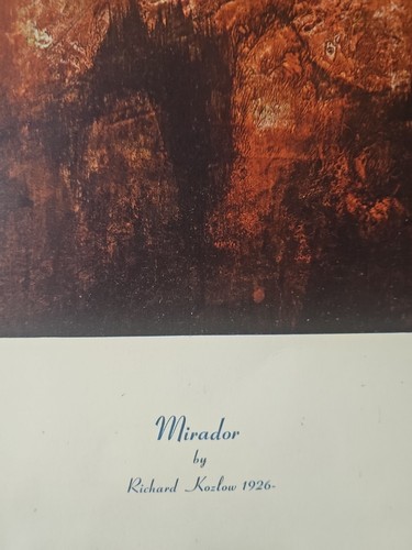 Mirador by Richard Kozlow 1926 Printed in USA International Art Publishing READ - Picture 8 of 14