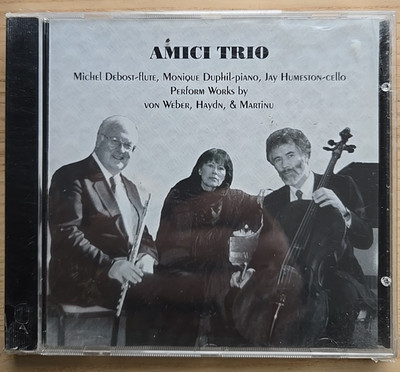 Von Weber, Haydn, Martinu: Trios for flute, piano, cello CD - Amici Trio