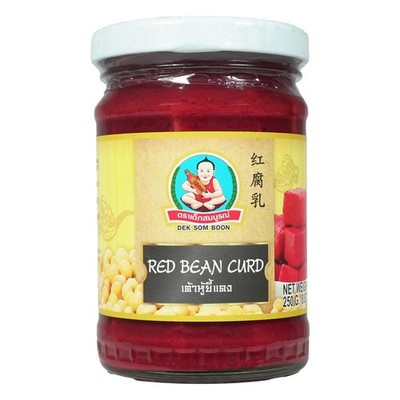 Dek Som Boon fermentierter Tofu Rot Red Bean Curd Chao Do 250g
