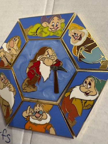Disney Loungefly Snow White and the Seven Dwarfs Blind Box Gem Full Pin Set - 第 4/4 張圖片