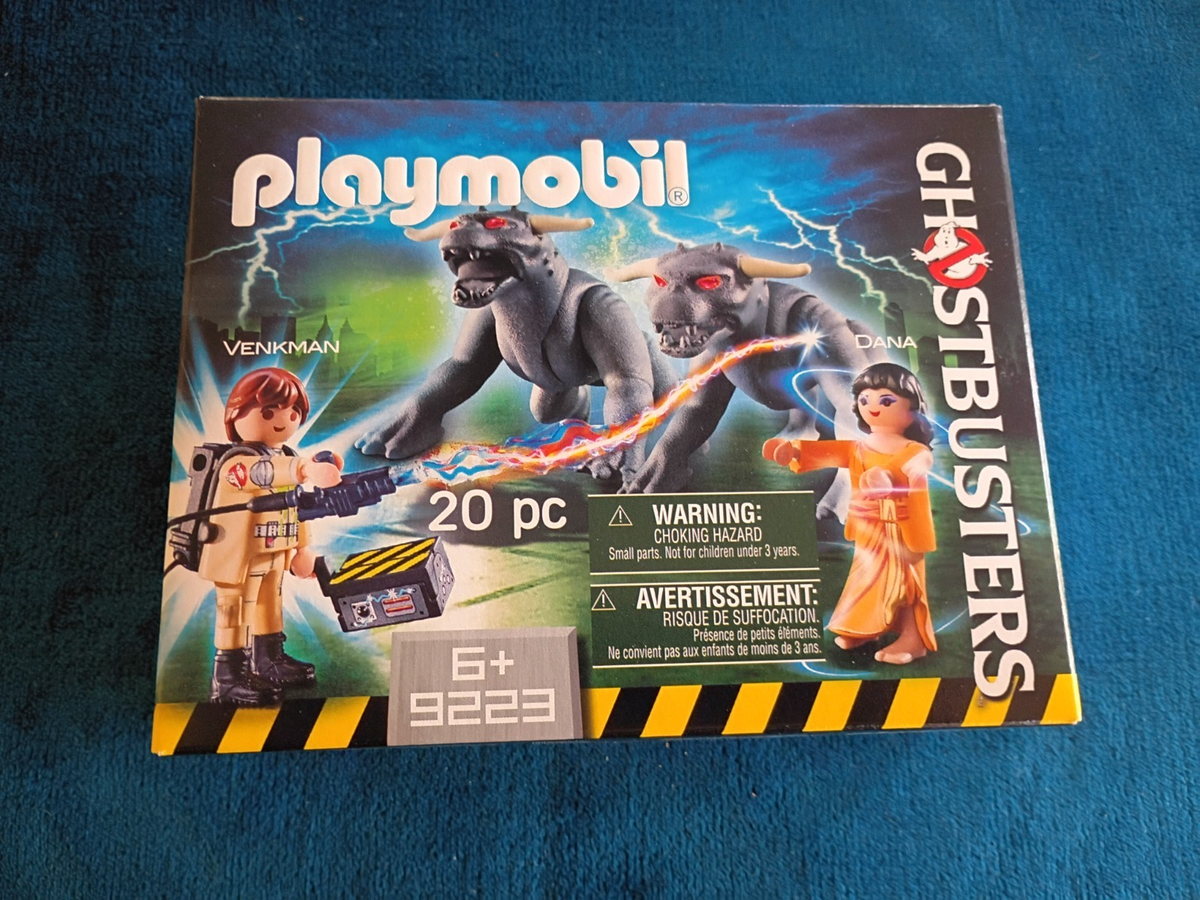 2017 Playmobil Ghostbusters #9223 Venkman and Terror Dogs Building