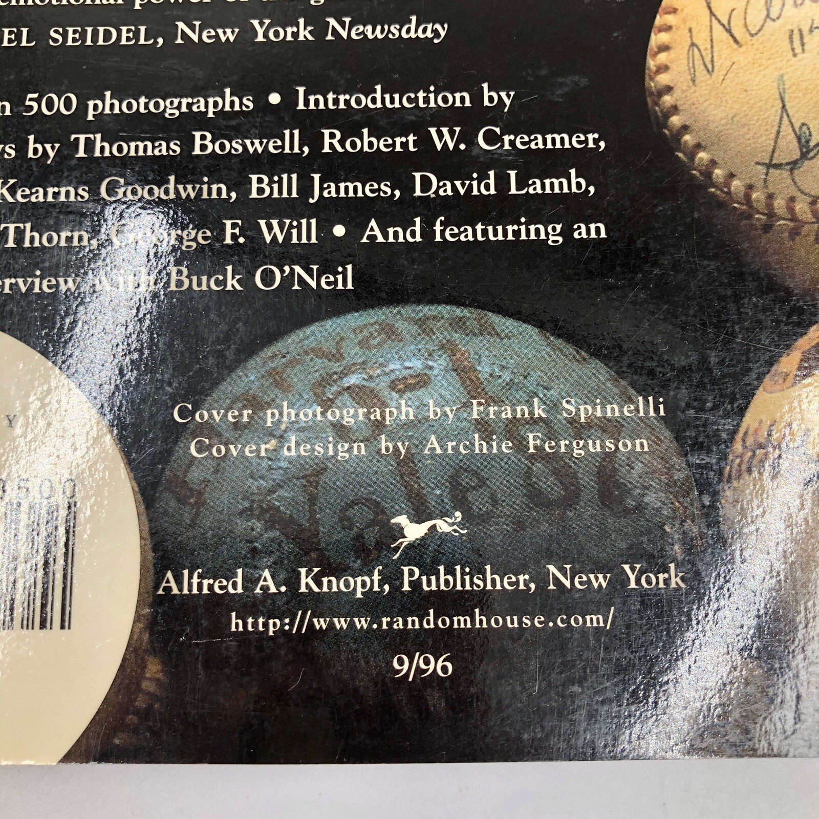 Baseball An Illustrated History by C Ward and Ken Burns Good Used