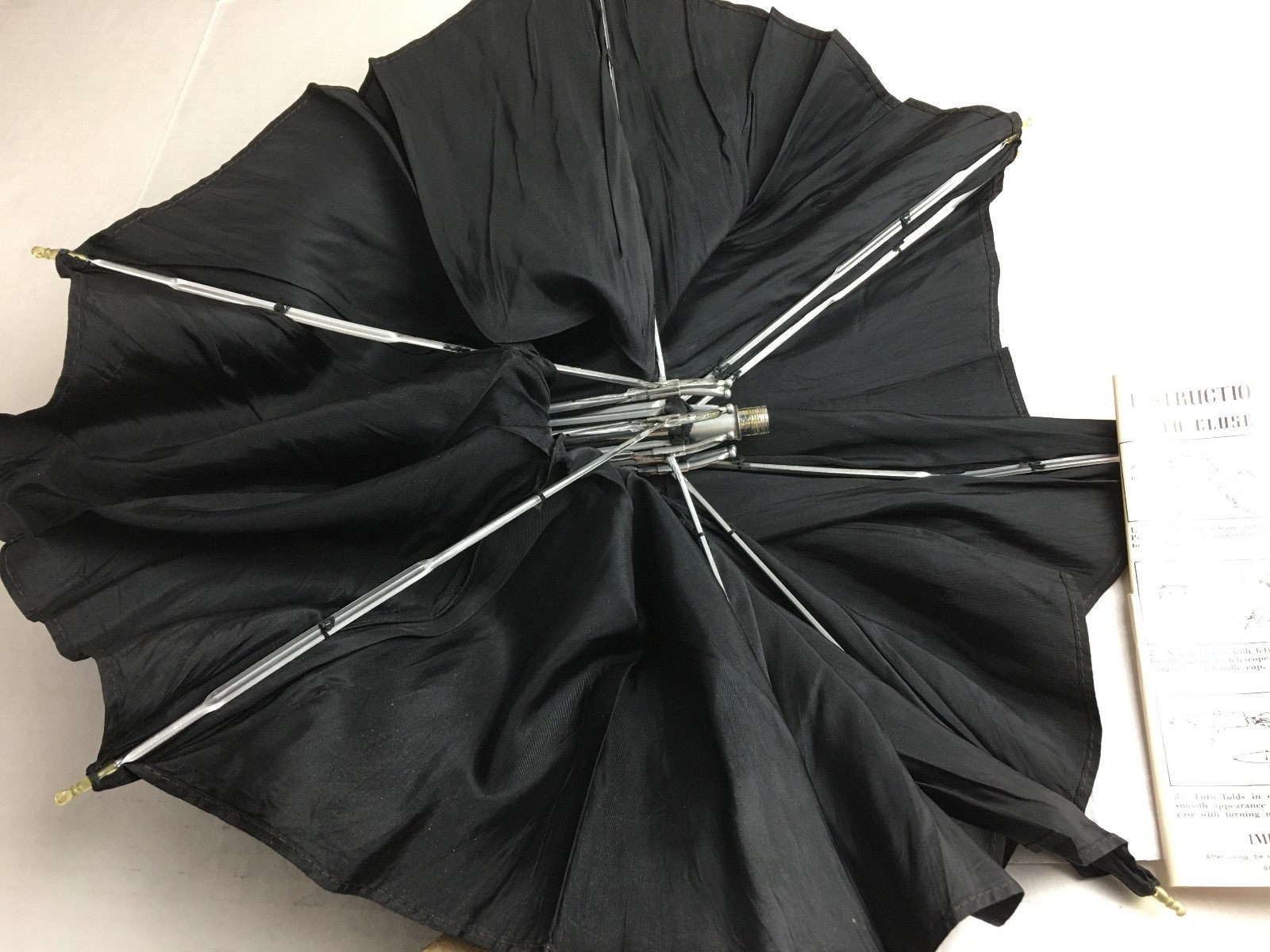 Vtg Antique Rare Loreson Folding Umbrella Parasol… - image 3