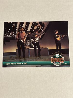 The Beatles 1993 River Group Card #4 out of 10 Ticket to Ride/Eight Days a Week