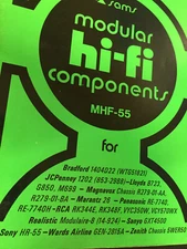 MHF-55 SAMS HI-FI  PHOTOFACT BRADFORD JCPENNEY LLOYDS MARANTZ PANASONIC    NOS