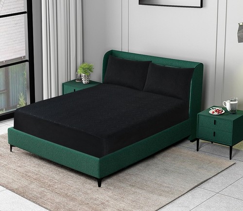 Luxury Pin sonic Quilted Bedspread Sofa Throw & Pillowcase Double King Bed Set - Picture 13 of 35