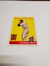 1998 Topps Roberto Clemente Reprint Insert 1958 #4 PITTSBURGH PIRATES