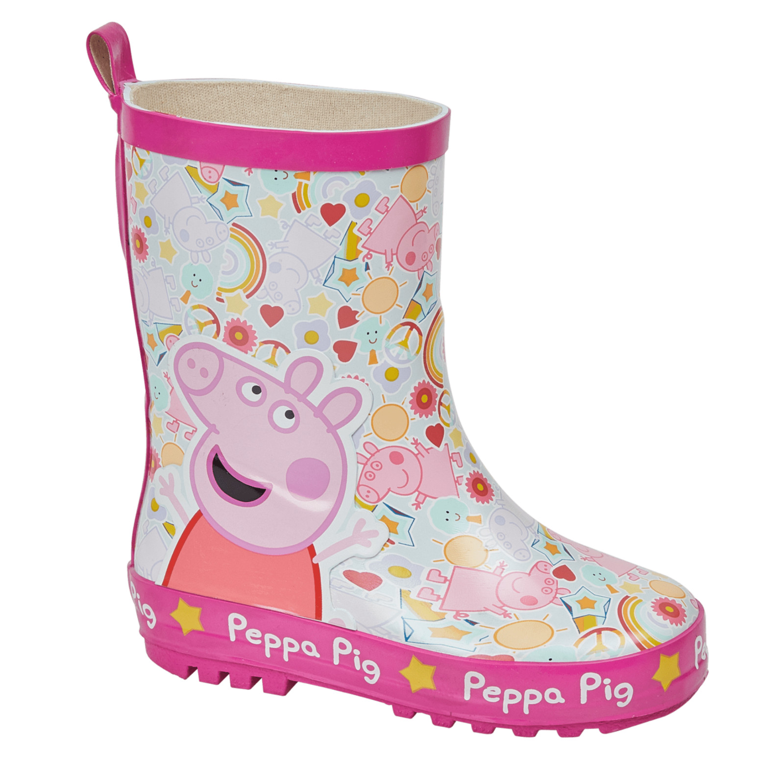 GIRLS BOYS CARTOON CHARACTERS WELLINGTON BOOTS JUNIOR WELLIES WITH LINING image 3