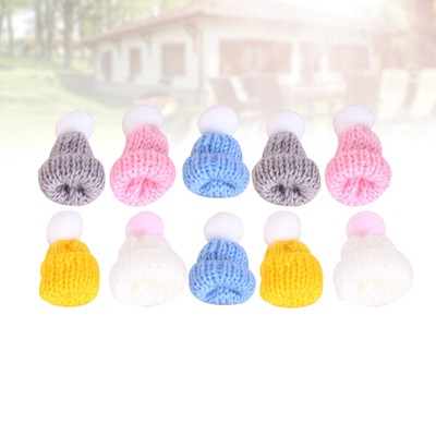  10 Pcs Christmas Decorations Indoor Ball Wool Knitted Tree Hanging