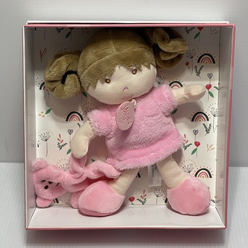 JoLijou Paris Demoiselle Rose Plush My 1st Doll Pink New in Box
