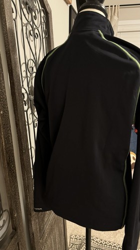 Under Armour Long Damen SM/P Loose Sleeved Neon Stripped 1/4 Zip Shirt - Bild 3 von 11