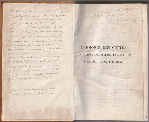 HARMONIE der KULTE Katholisch Evangelisch Dufriche Mosaik von FOULAINES 1809 - Bild 2 von 12