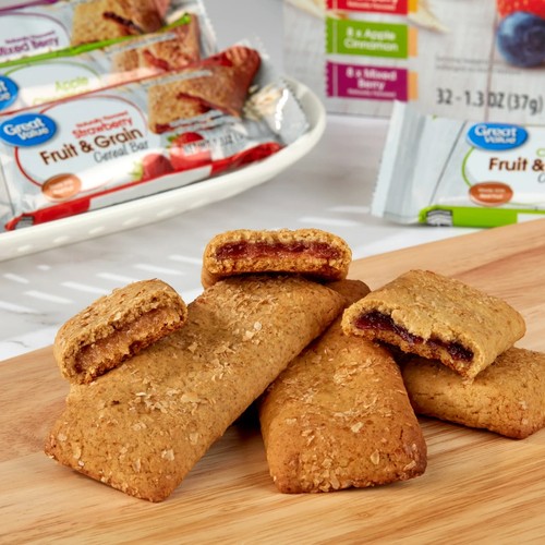 Fruit Grain Cereal Bars Variety Pack Healthy Snack 32 Count Quick Snack - Picture 6 of 8