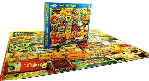 1000 PUZZLETEILE White Mountain Puzzlespiele, die wir von Louis B. Sutton gespielt haben - Bild 7 von 12