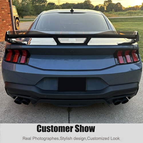 For Ford Mustang Dark Horse S650 2024UP Gloss Black Rear Trunk Spoiler Wing Lip - Bild 4 von 14