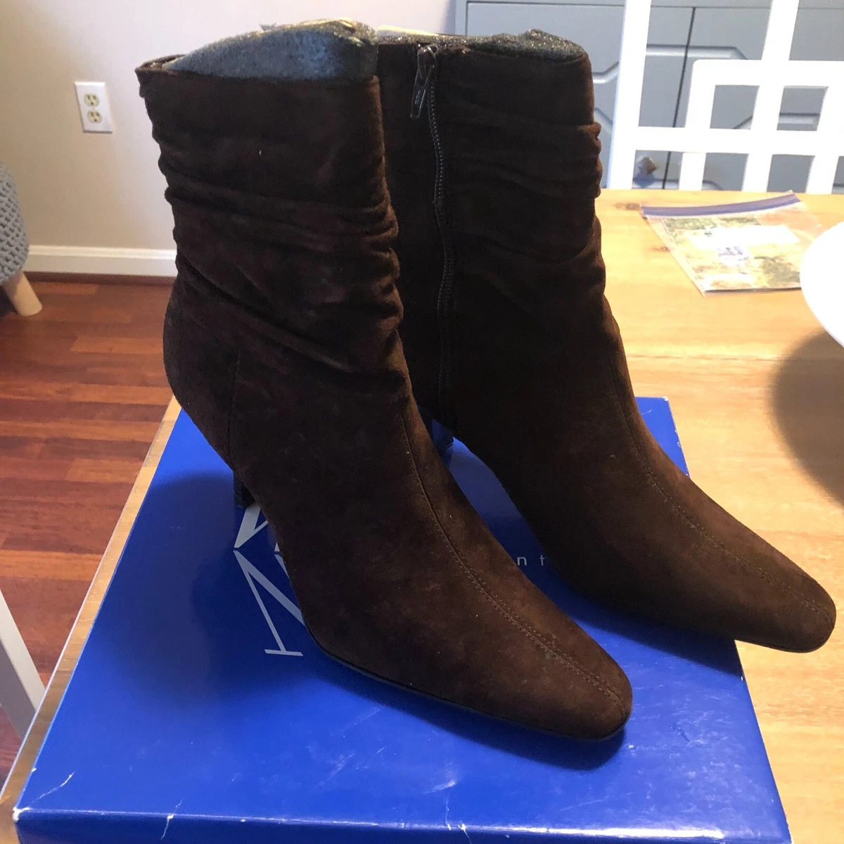 White ruched boots cheap