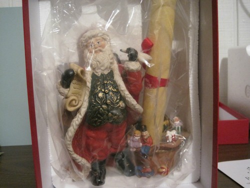 PARTY LITE TEELICHTHALTER "CHECKING HIS LIST" -- NEU - Bild 9 von 12